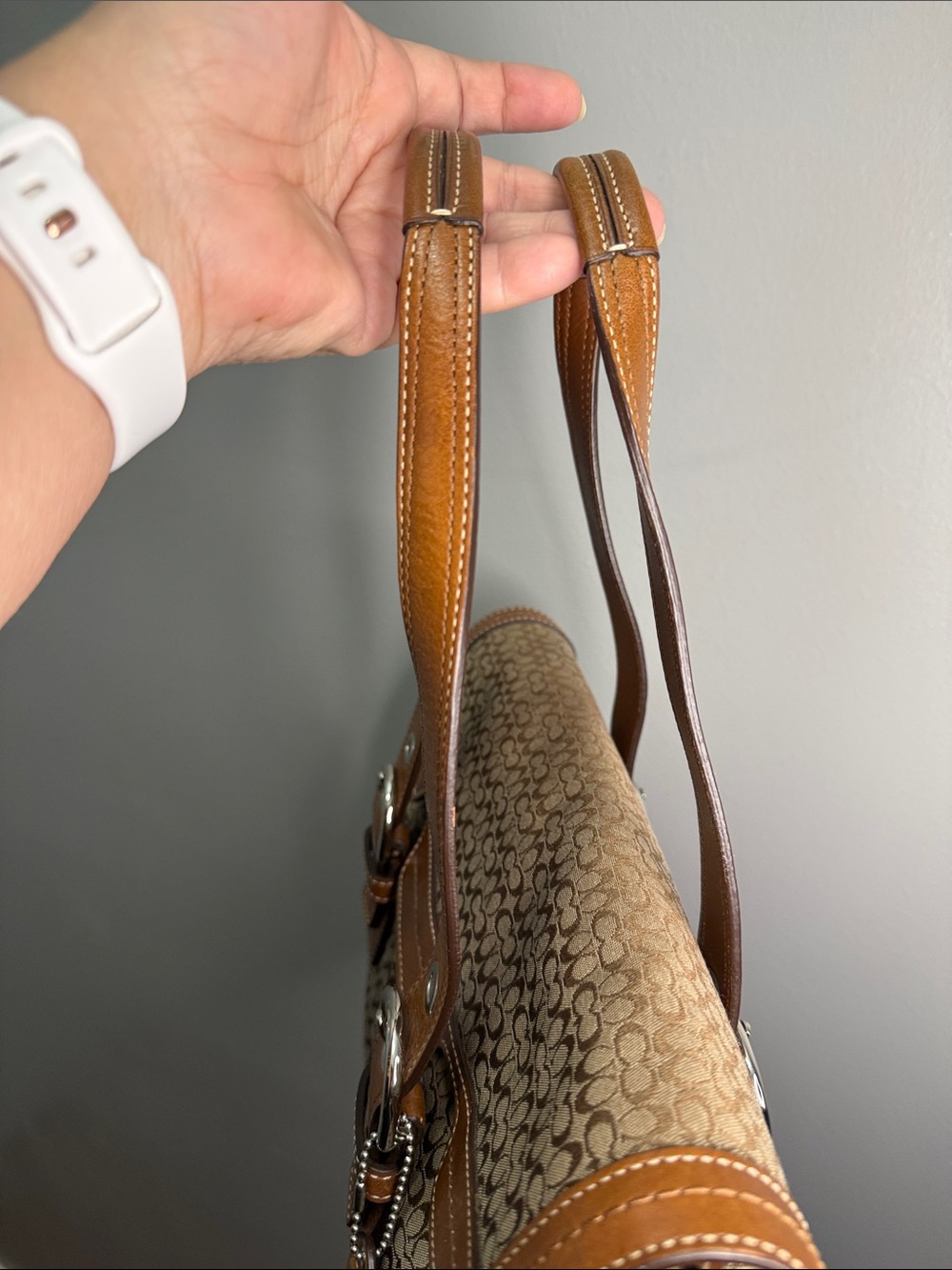 Coach Soho Signature Jacquard Flap
Satchel Shoulder Bag - Picture 7 of 8
